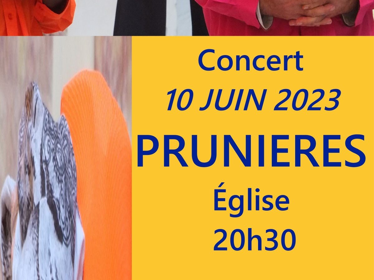 10 juin 2023 – Concert de la Chorale de Terre de Peyre à l’église de Prunières