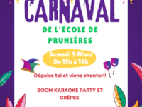 9 Mars 2024 – Carnaval de l’école de Prunières