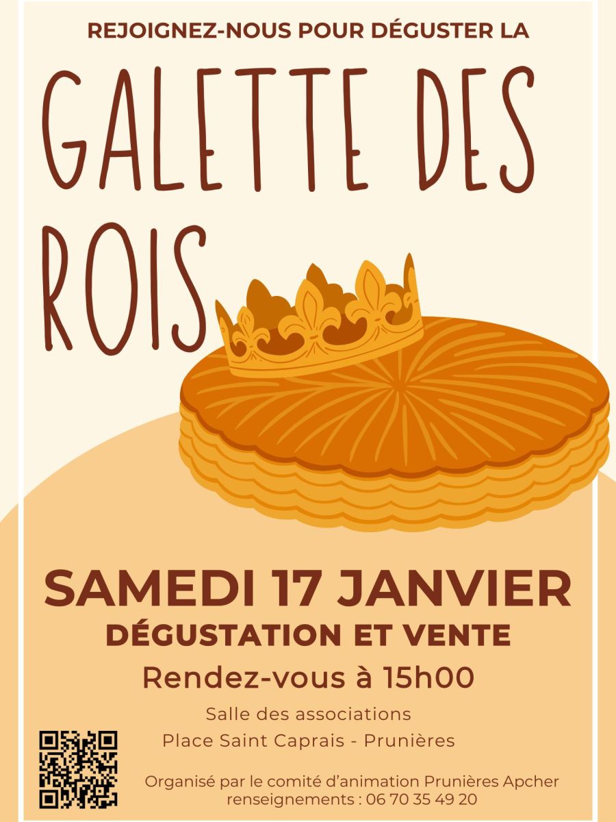 17 janvier 2026 – Galette des&nbsp;rois